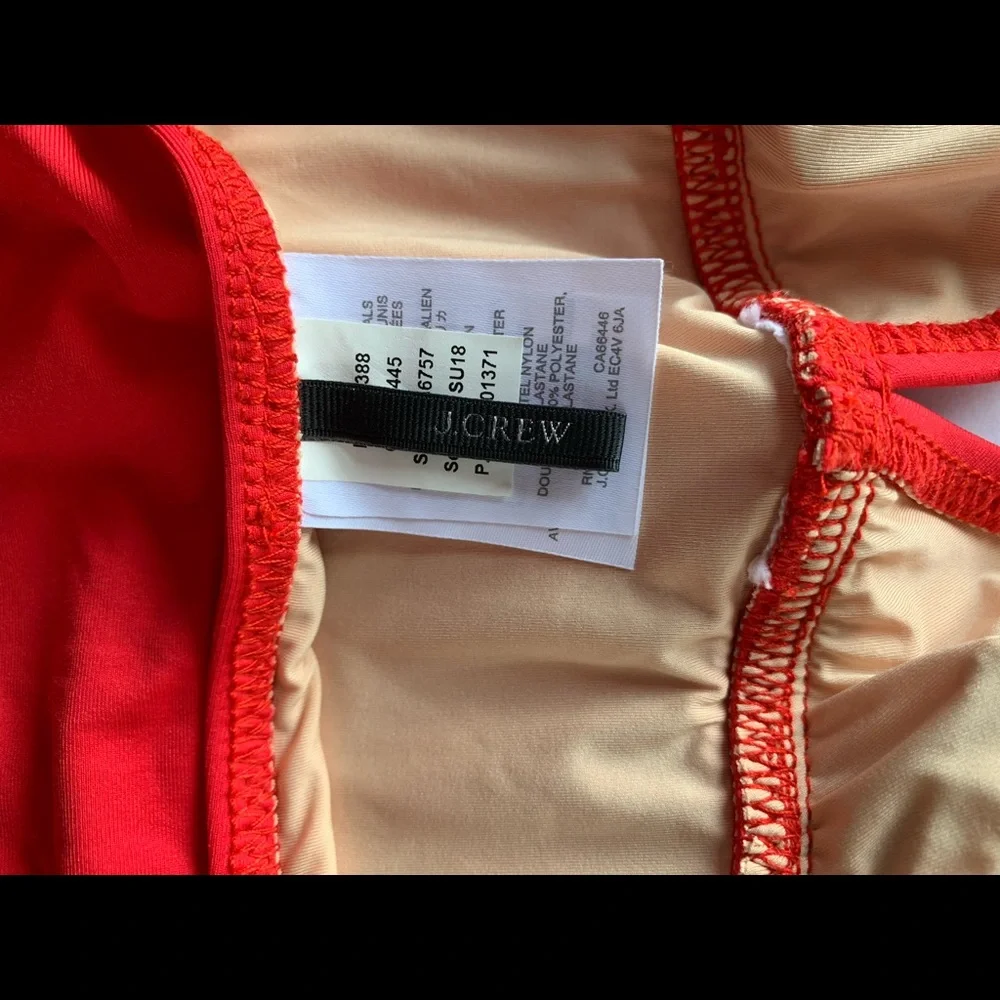 J.Crew ruched femme halter swimsuit - Picture 2 of 5